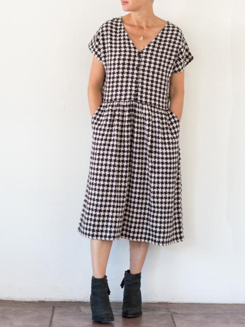 Ace & Jig Chelsea Dress in Tuxedo